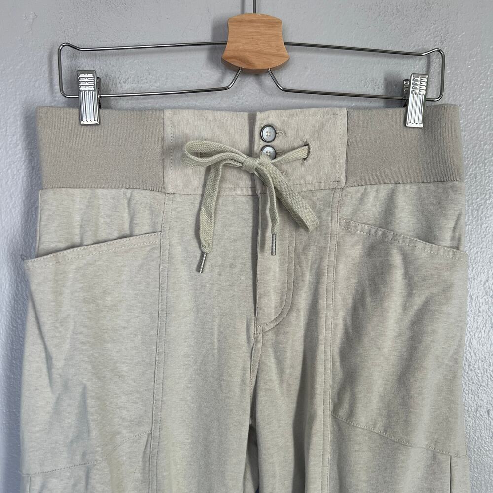 Free People Semi Charmed Cargo Jogger Pants Tan Sz XS Grunge Streetwear Relaxed - Picture 4 of 13